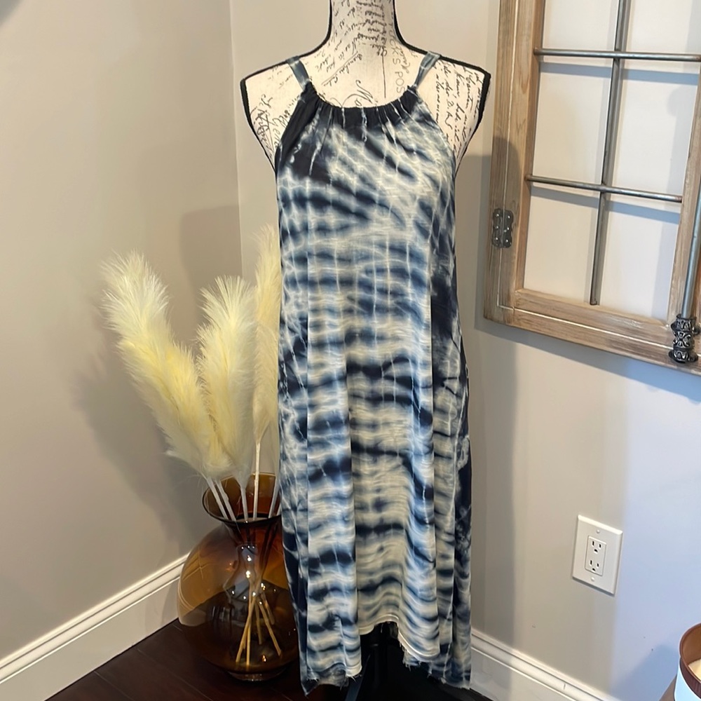Ecot’e tie dye dress high low back medium